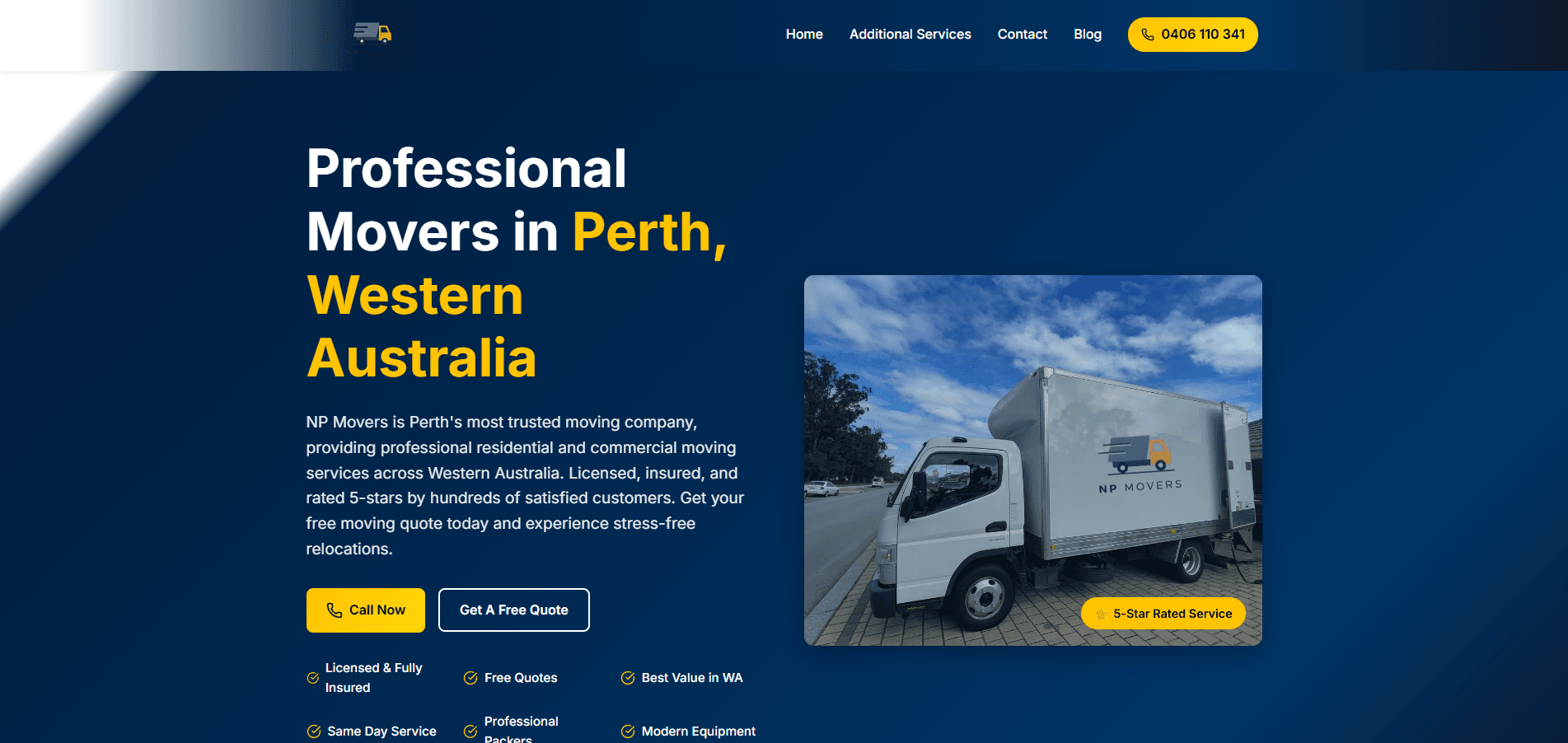 NP Movers - Website and SEO